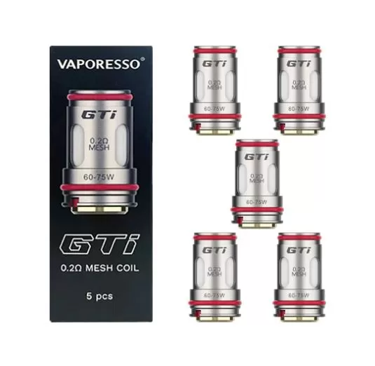 VAPORESSO GTI REPLACEMENT COILS - 0.2 ohm, 0.4 ohm - Image 3