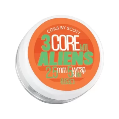 Coils By Scott 3 Core MTL Aliens
