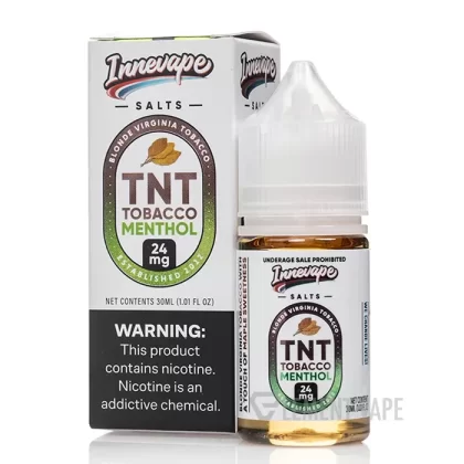 TNT Tobacco Menthol SALTS – Innevape E-Liquids – 30mL