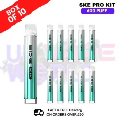 Menthol SKE Crystal PRO 600 Puff Box Of 10