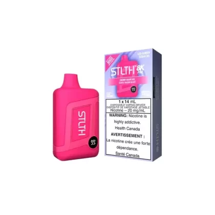 Stlth 8K Pro Disposable Vape – Cherry Grape Ice - Ecigdepot