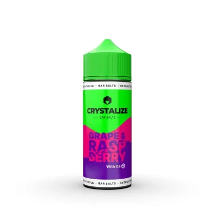 CRYSTALIZE BAR SALTS GRAPE & RASPBERRY 120ML LONGFILL E-LIQUID