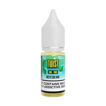 Twist Arctic Cool Mint Saltnic vape Juice - 10 Pack - Strength 10mg