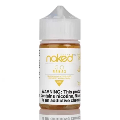 Naked 100 Cream – Go Nanas (Banana) 60ml (3 , 6 mg) - Vapebazaar Pk
