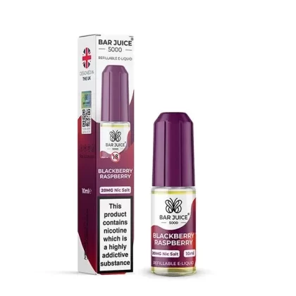 BAR JUICE BLACKBERRY RASPBERRY 10ML NIC SALT E-LIQUID