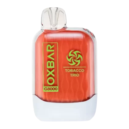 Tobacco Trio Oxbar G8000 - Consumer; Vape Product; 5 Pack, Single