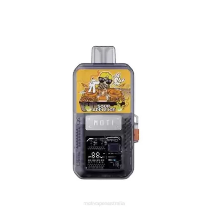 MOTI vape Australia – MOTI Go Pro Disposable Pod+Device Sour Apple Ice 6422T77