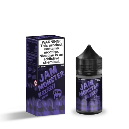Jam Monster Salts Blackberry 30ml Nic Salt Vape Juice - Eightvape