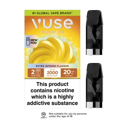 Banana Ice Vuse Pro Pods - 10mg (Discontinued) - Ecigwizard