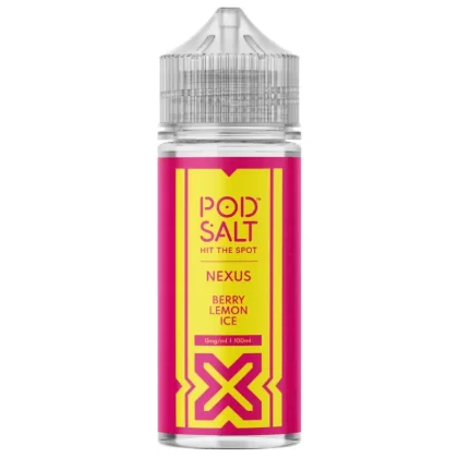POD SALT NEXUS BERRY LEMON ICE 100ML SHORTFILL E-LIQUID - Ecigpremium