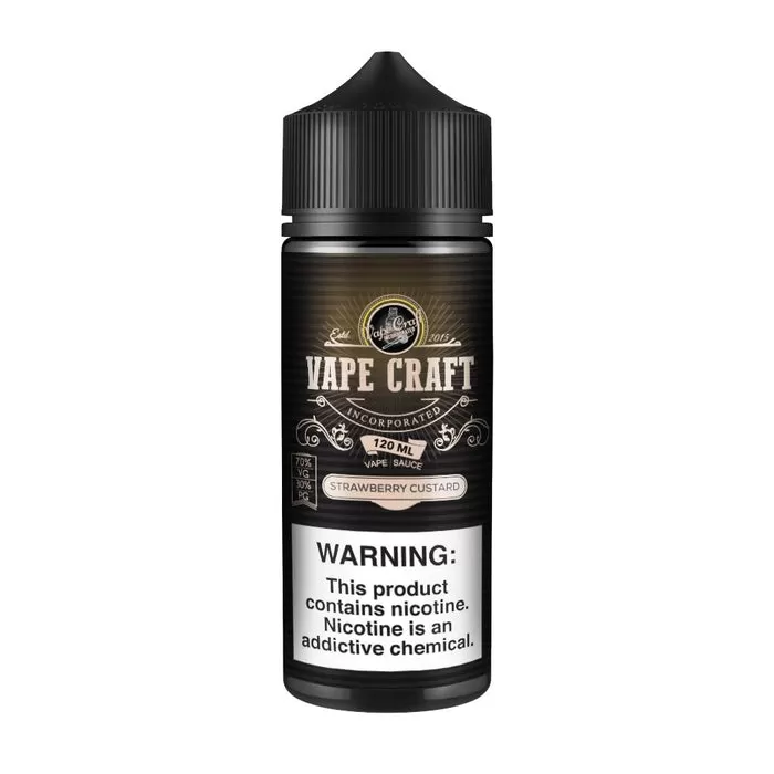 Vape Craft Strawberry Custard eJuice - Vape Product, Vape Product; Vape Product, Vape Product (A2A94E)