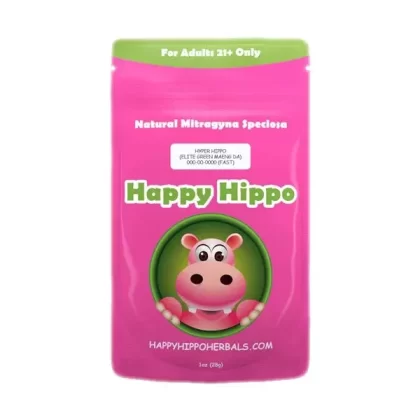 Hyper Hippo Elite Green Vein Maeng Da Kratom Capsules - choose count#100ct>300ct>500ct