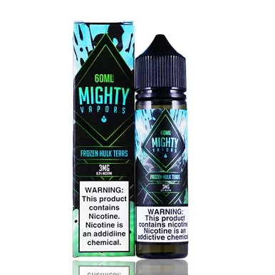 Frozen Hulk Tears Straw Melon Chew By Mighty Vapors E-Liquid