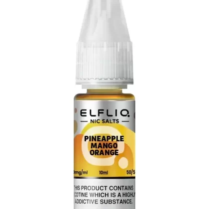 Elf Bar Elfliq Pineapple Mango Orange Nic Salt Vape Juice - Strength