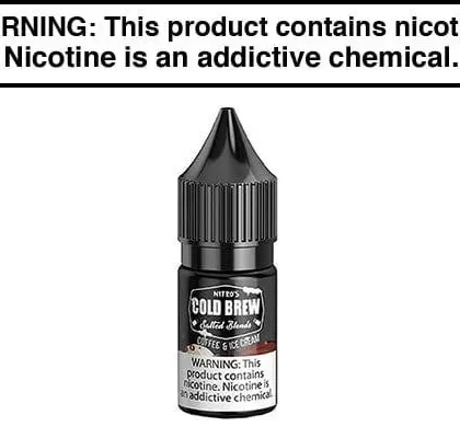 COFFEE & ICE CREAM BY NITRO’S COLD BREW SALTS 30ML - Vapejuice