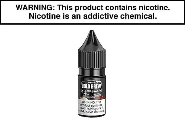 COFFEE & ICE CREAM BY NITRO’S COLD BREW SALTS 30ML - Vapejuice