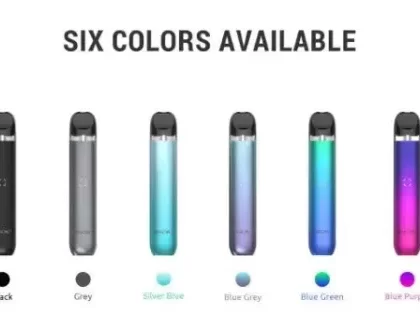 Smok IGEE A1 Pod Vape Kit - Colour#Silver Blue>Blue Green>Blue Purple>Grey>Blue Grey