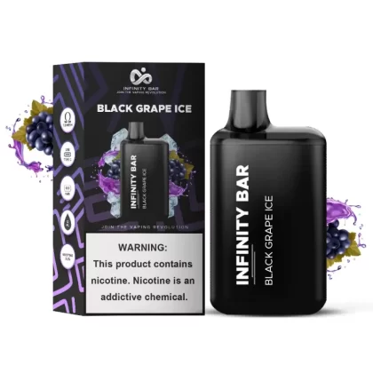 Infinity Bar Disposable Vape – Black Grape Ice 35mg (5000Puffs) - Vapebazaar Pk