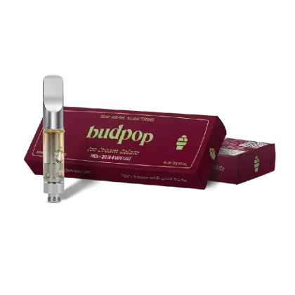 BudPop Ice Cream Gelato Vape Cartridge – THCa & Delta 8