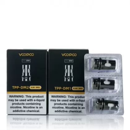 VOOPOO TPP Coils - 3 Pack; DM1 - 0.15 Ohm, DM2 - 0.2 Ohm (05F4D9)
