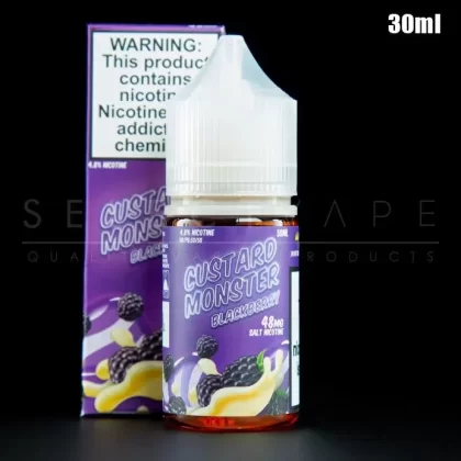 Custard Monster – Blackberry Nic Salt 30ml