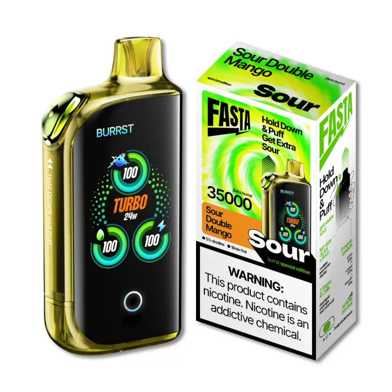 FASTA Burrst 35000 SOUR Series Special Edition Disposable Device – 35000 Puffs - Sour Mixed Berry - Image 2