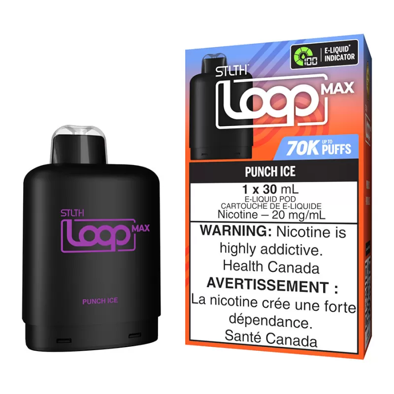STLTH Loop Max E-Liquid Pod Pack - Punch Ice 30ml - 20mg/ml
