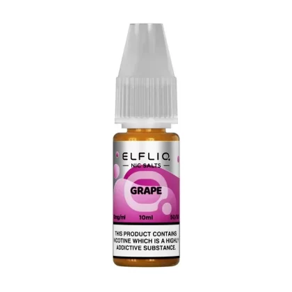 ELF BAR ELFLIQ GRAPE 10ML NIC SALT E-LIQUID