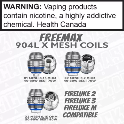 904L X Mesh Coil | Freemax