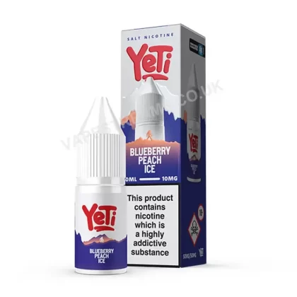 Yeti Summit Series Blueberry Peach Ice Nic Salt E-Liquid - Vapestreams Co