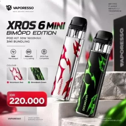 VAPORESSO XROS 6 MINI X BIMO BUNDLING - Vaporizerjakarta