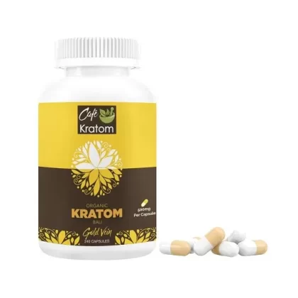Cafe Kratom 500mg Per Capsule | 30ct | 120ct | 240ct Capsules