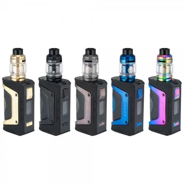 GeekVape Aegis Legend Limited Edition Kit with Zeus Tank - Color#Rainbow>Blue>Gunmetal>Black>Gold