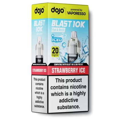Strawberry Ice Pod & Refill by Dojo Blast 10k - 10 mg/ml