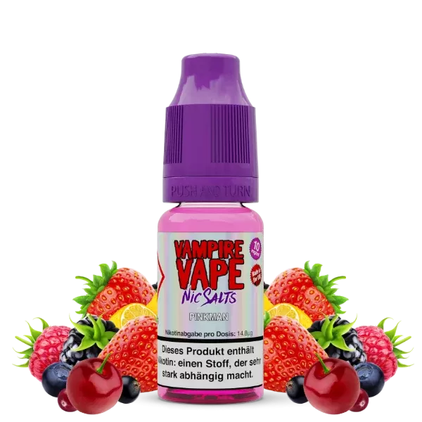 Vampire Vape Pinkman Nic Salt – Fruity Citrus Salt Nic E-Liquid