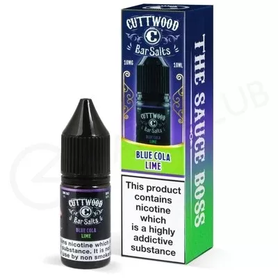 Blue Cola Lime Nic Salt E-Liquid by Cuttwood Bar Salts