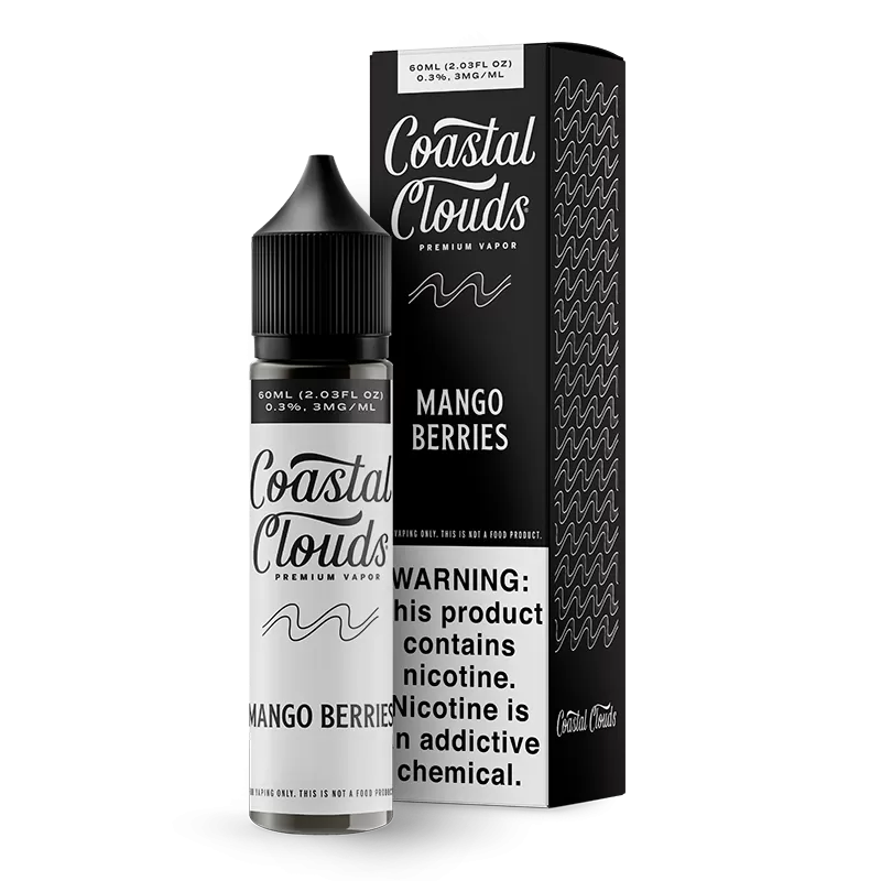 Coastal Clouds - Mango Berries - 60ML E-Liquid - 0MG