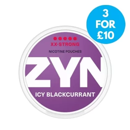 Zyn Snus 12.5mg Nicotine Pouches - Icy Mint, Icy Blackcurrant; Vape Product, Medium