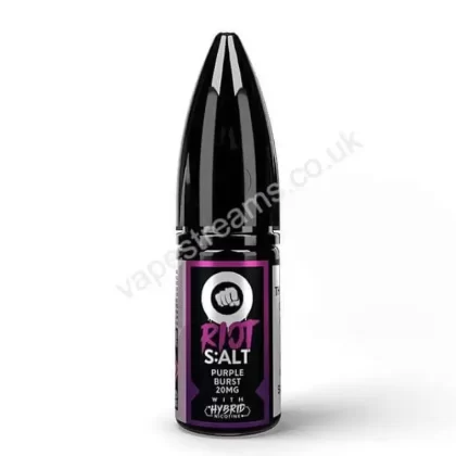 Purple Burst Hybrid Nicotine Salt E-Liquid by Riot S:alt - Vapestreams Co