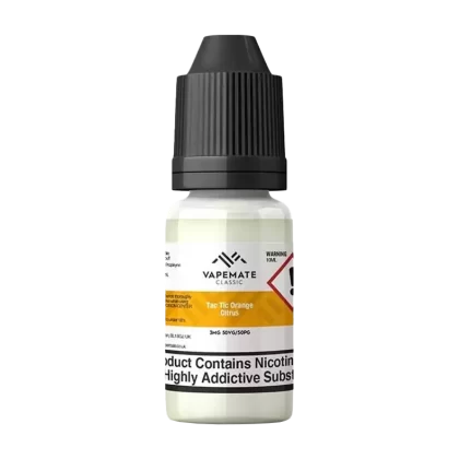 Vapemate Classic Tac Tic Orange Citrus 10ml - 3mg - Vape Product