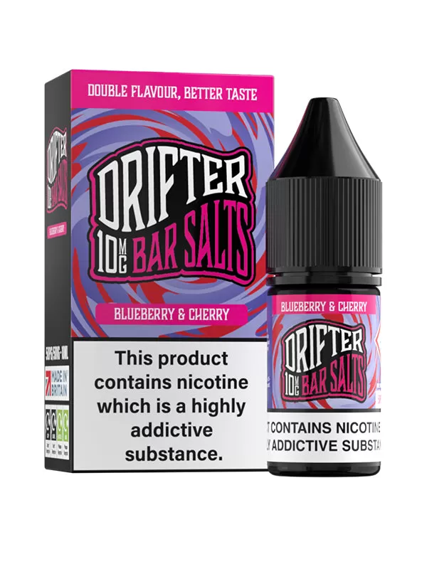 Blueberry Cherry Drifter Bar Salts E-Liquid - 20mg