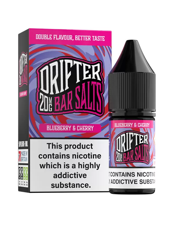 Blueberry Cherry Drifter Bar Salts E-Liquid - 20mg - Image 2
