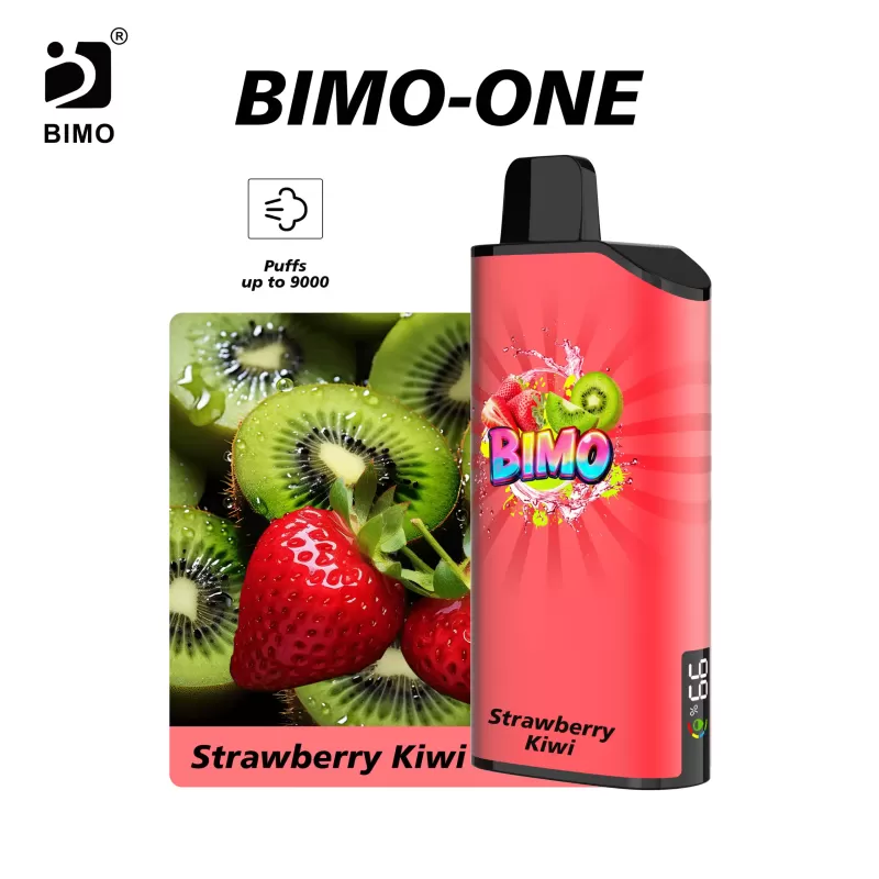 BIMO ONE 9000 Puffs – Strawberry Kiwi - Vape Store