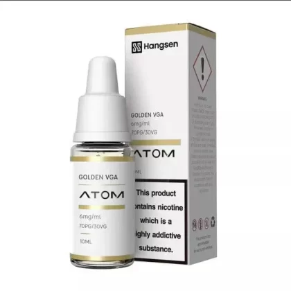 Golden VGA Hangsen E-Liquid Bundle 10x10ml, 70/30 PG/VG, 3,6/12/18mg