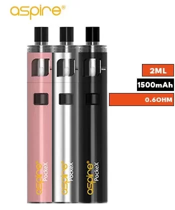 Aspire PockeX AIO kit - Black, Rose Gold