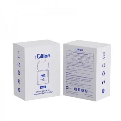 Uwell Dillon EM Pod Cartridge 4pcs/pack - 0.9ohm