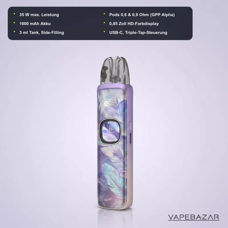 Uwell Caliburn G5 E-Zigaretten – Set Aurora Feathers - Image 2