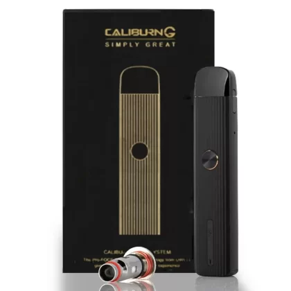 Uwell Caliburn G Pod Starter Kit - Color#Black>Blue>Green>Grey>Red>Rosy Brown