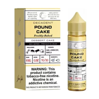 Pound Cake by Glas Basix Series 60ml - Vape Product, Vape Product