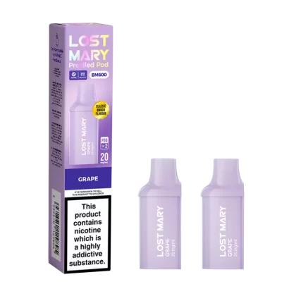 Grape Lost Mary BM600 Pods - Vapeshop Co